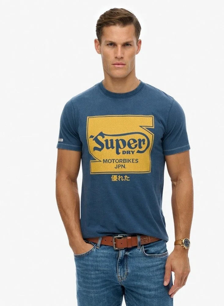 سوبر دراي تيشيرت مريح بشعار السيارة